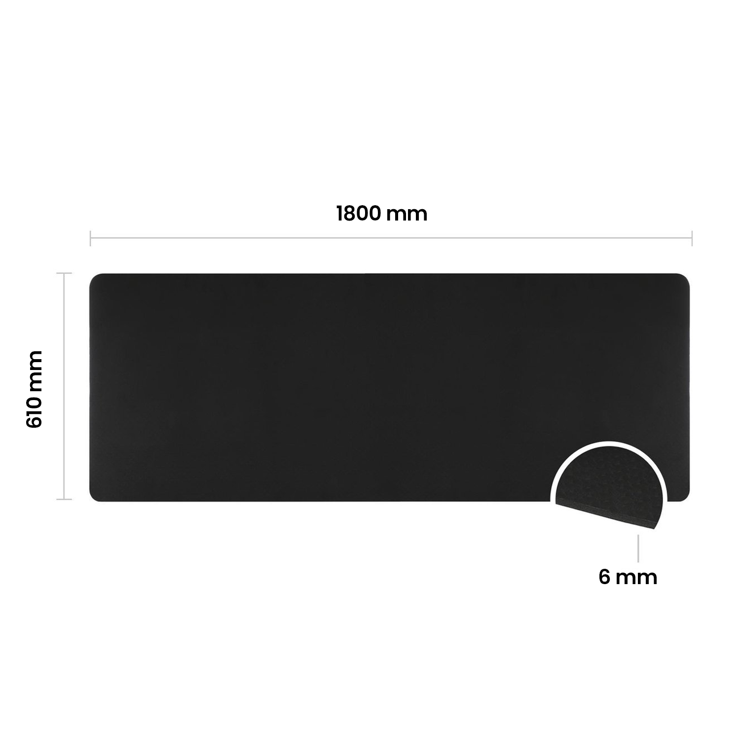 House of Workouts HOW Fitness Mat Eco-Friendly | 6mm