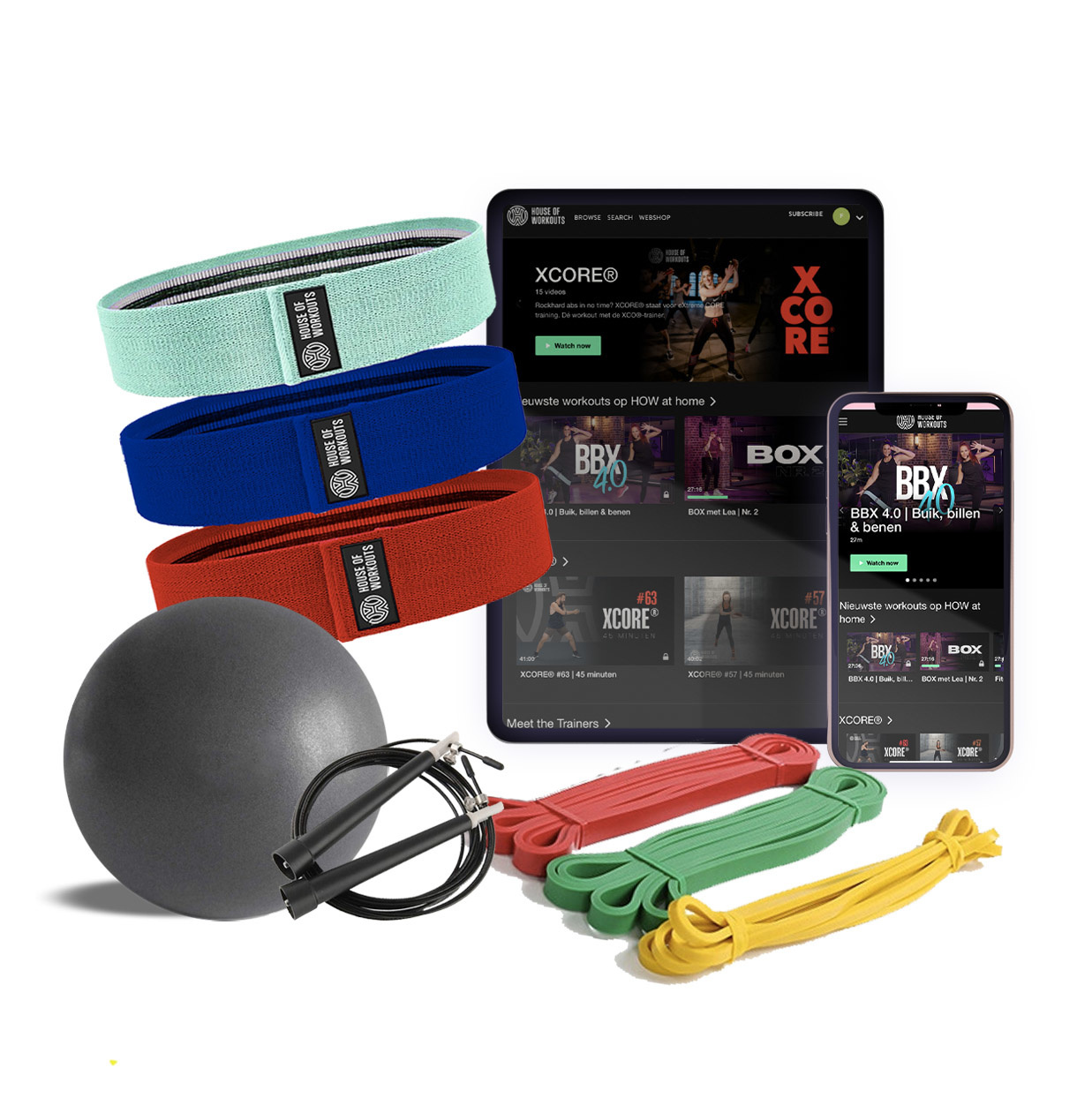 House of Workouts Thuis Sporten Startpakket