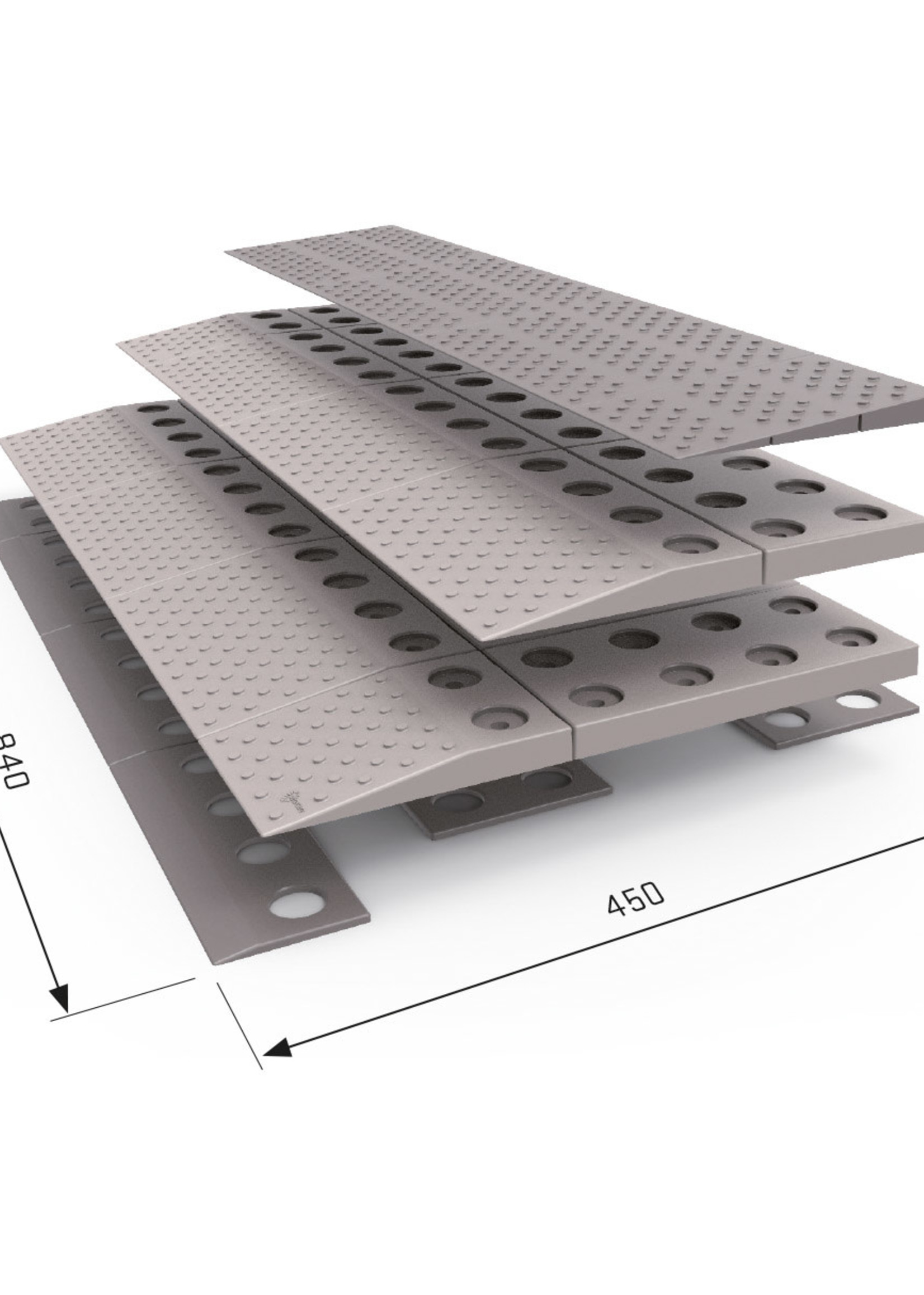 SecuCare drempelhulp 3-laags (840x60x450mm)