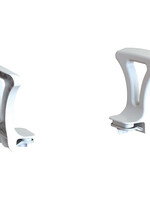 SecuCare armleuningen douchestoel Quattro (wit, H190mm)