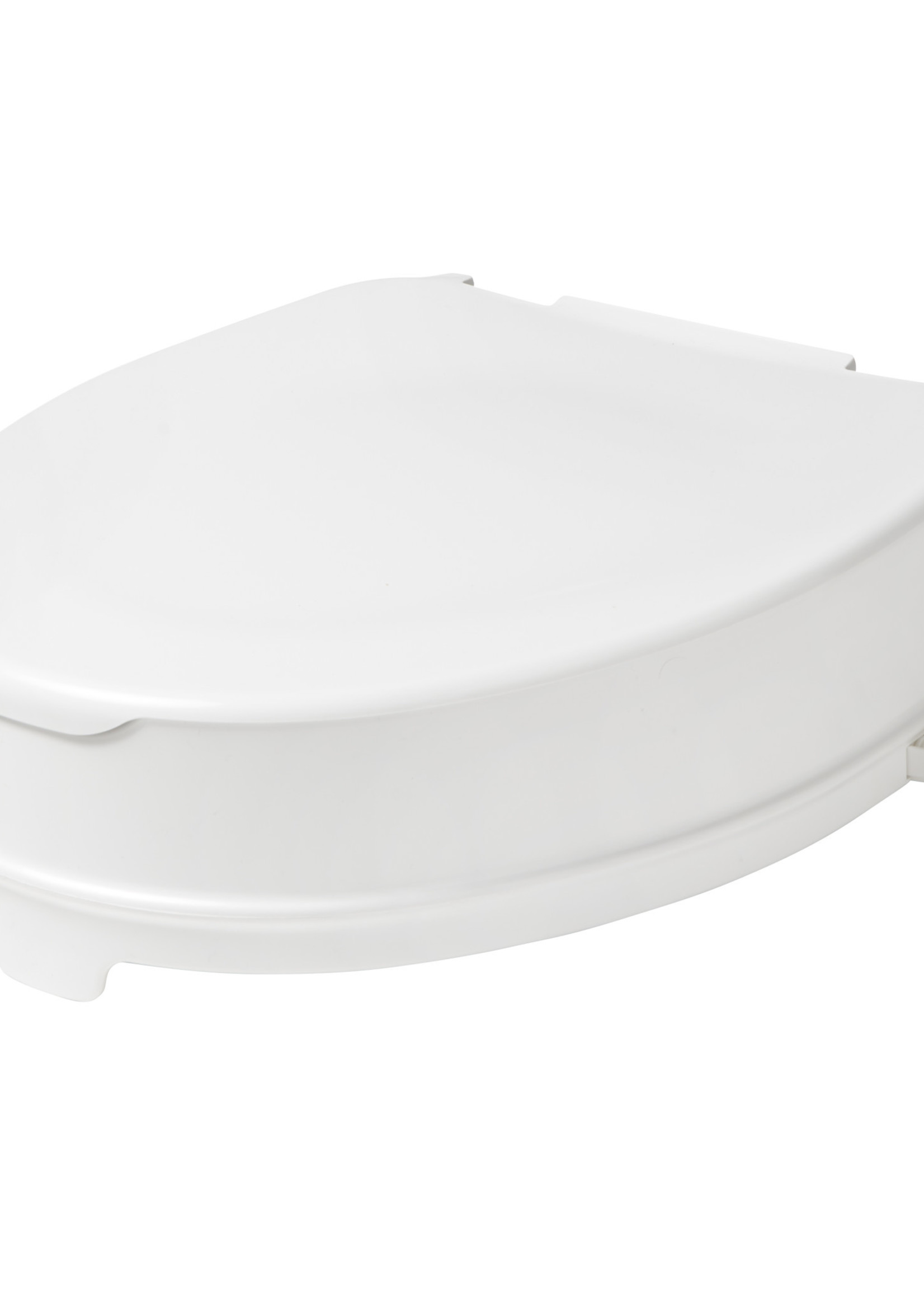 SecuCare toiletverhoger met klep (wit, H100mm)