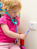 SecuCare Stopcontactbeschermer (wit, 6 stuks)