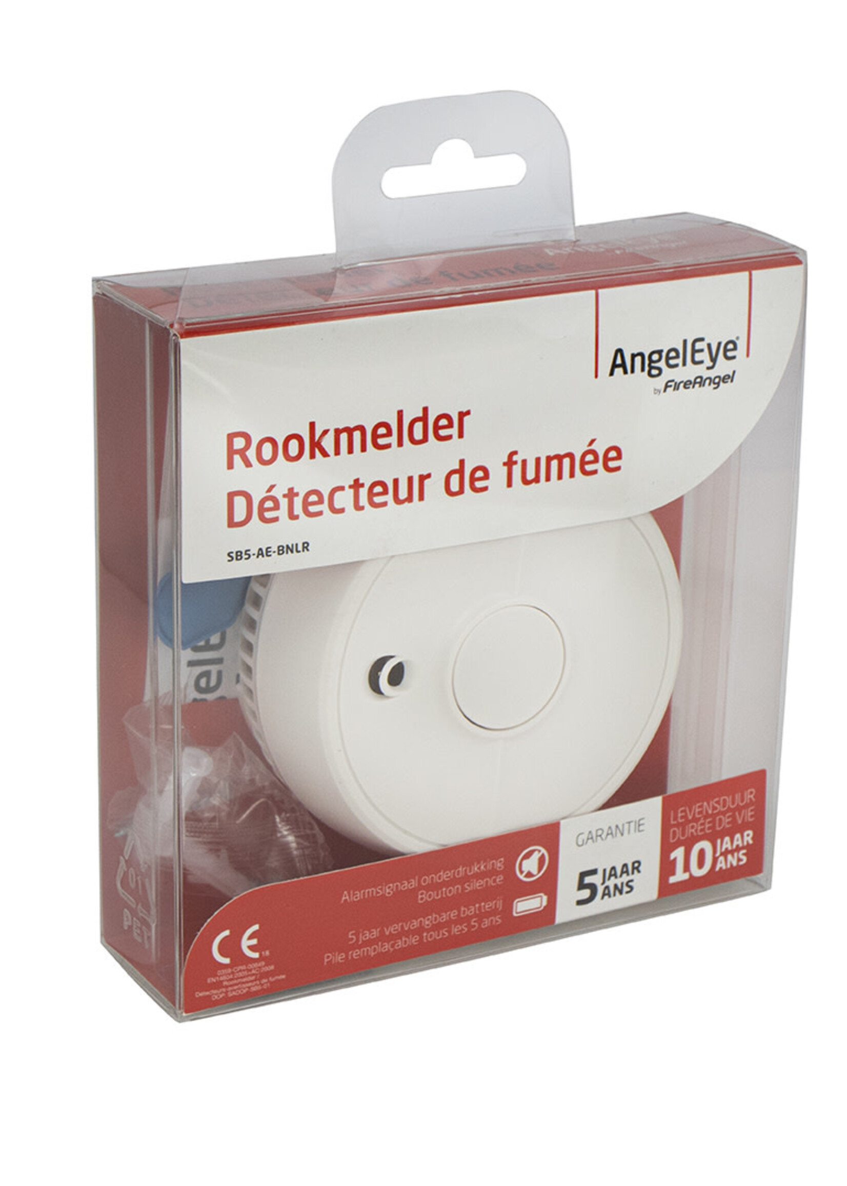 Quality Creations International AngelEye rookmelder SB5-AE-BNLR (9V), 5 jaar garantie