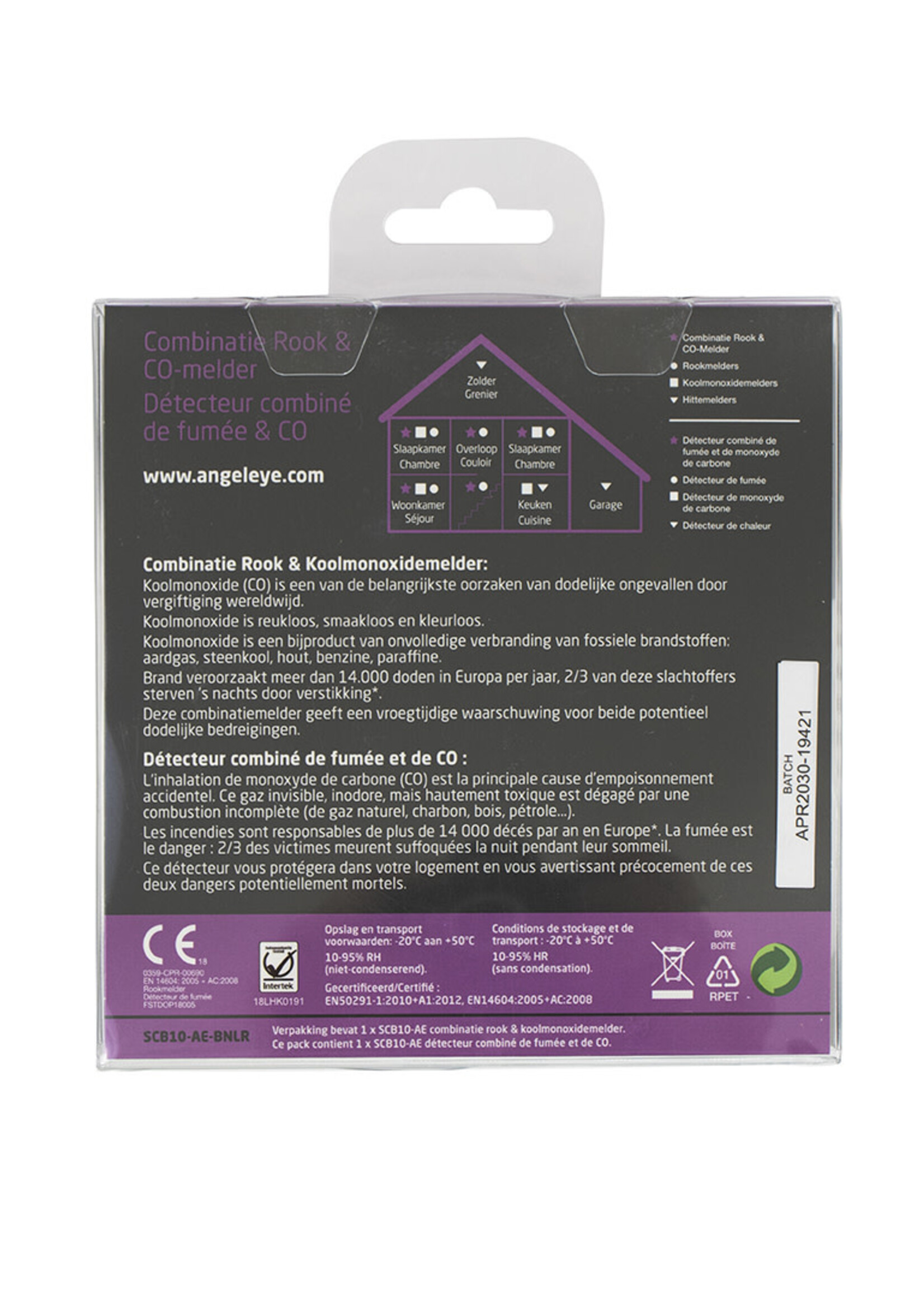 Quality Creations International AngelEye combi rook- en CO-melder