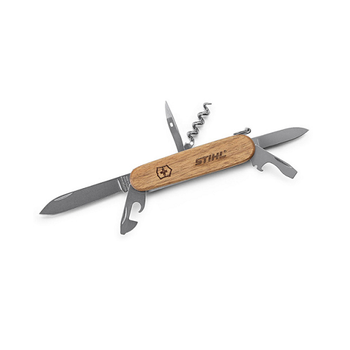STIHL Zakmes met houten handvat STIHL Zakmes met houten handvat