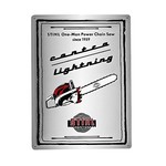 STIHL HERITAGE metalen plaat STIHL STIHL HERITAGE metalen plaat