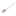 ATLAS ATLAS Steekbats grijs gelakt, 21 cm