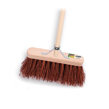 SOLIDE Straatbezem bassine/stalks met steel