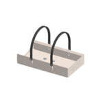 HOAF Gasfleshouder met twee spanbanden HOAF HOAF Gasfleshouder met twee spanbanden