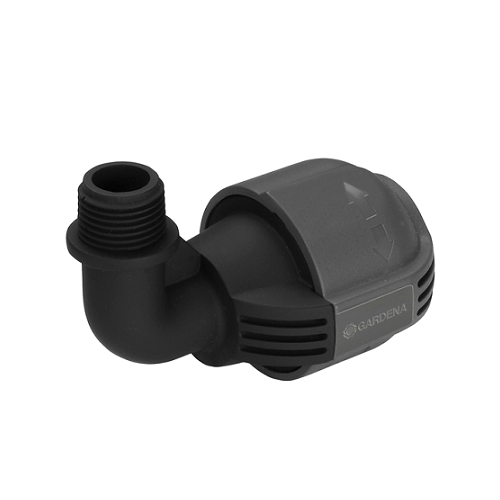 Gardena L-stuk 25 mm x 1/2" buitendraad Gardena Gardena L-stuk 25 mm x 1/2" buitendraad