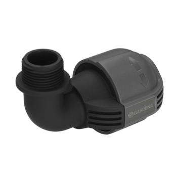 Gardena L-stuk 25 mm x 3/4" buitendraad Gardena L-stuk 25 mm x 3/4" buitendraad