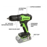 Greenworks GD24DD35 Accu schroef-boormachine Greenworks Greenworks GD24DD35 Accu schroef-boormachine