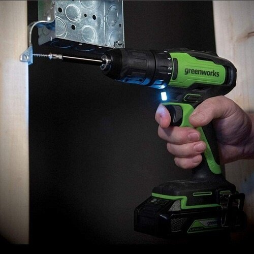 Greenworks GD24DD35 Accu schroef-boormachine Greenworks Greenworks GD24DD35 Accu schroef-boormachine