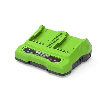Greenworks G24X2UC4 24 V accu lader Greenworks G24X2UC4 24 V accu lader