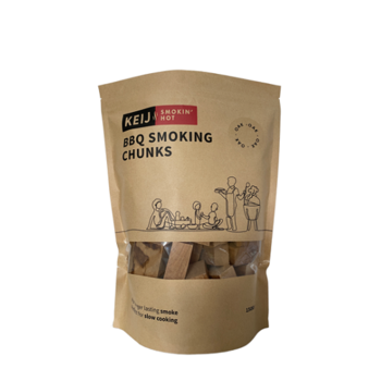 Keij Kamado BBQ Rookhout blokken eik - 1,5 kg Keij Kamado BBQ Rookhout blokken eik - 1,5 kg