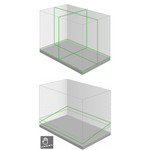 FUTECH Multicross 3D Floor kruislijnlaser - Groen FUTECH FUTECH Multicross 3D Floor kruislijnlaser - Groen