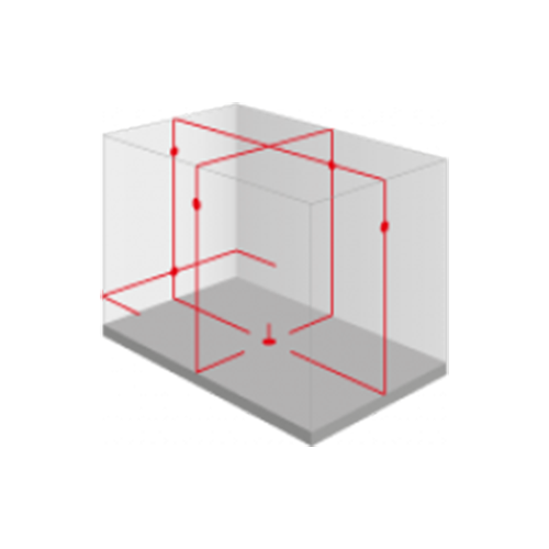 FUTECH Multicross 5 Single dot kruislijnlaser - Rood FUTECH FUTECH Multicross 5 Single dot kruislijnlaser - Rood
