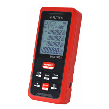 FUTECH DISTY 80R rood laserafstandsmeter FUTECH DISTY 80R rood laserafstandsmeter