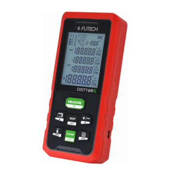 FUTECH DISTY 60G groen laserafstandsmeter FUTECH DISTY 60G groen laserafstandsmeter