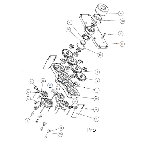 Prontec PRO Veertand links en rechts Prontec Prontec PRO Veertand links en rechts