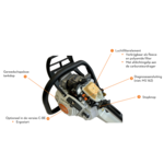 STIHL MS 182 C-BE benzine kettingzaag starters set STIHL STIHL MS 182 C-BE benzine kettingzaag starters set