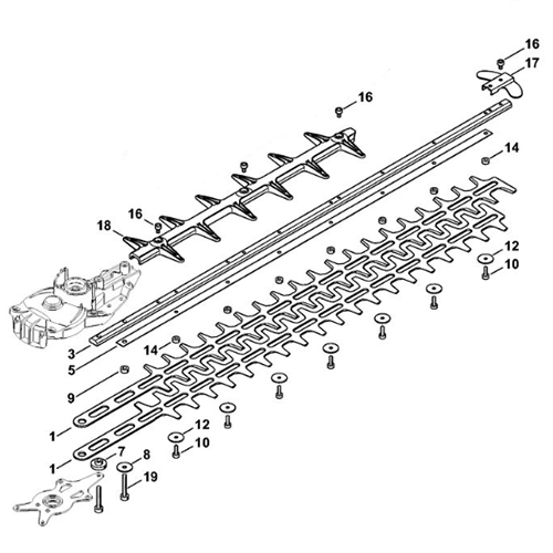 STIHL HSA 86 heggenschaarmessen set, 62 cm STIHL STIHL HSA 86 heggenschaarmessen set, 62 cm