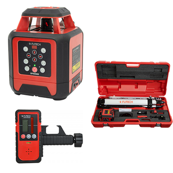 FUTECH Spinner rood rotatielaser Gyro caseset FUTECH Spinner rood rotatielaser Gyro caseset