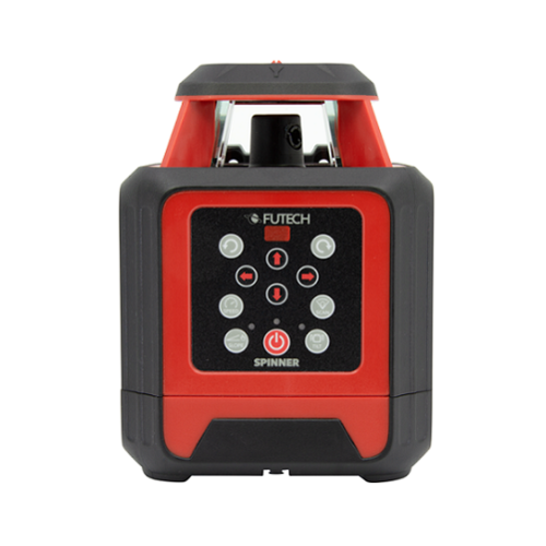FUTECH Spinner rotatielaser Quattro MM Case set - Rood FUTECH FUTECH Spinner rotatielaser Quattro MM Case set - Rood