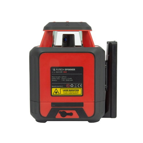 FUTECH Spinner rotatielaser Quattro MM Case set - Rood FUTECH FUTECH Spinner rotatielaser Quattro MM Case set - Rood