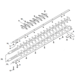 STIHL HSE 81 heggenschaarmessen set, 60 cm STIHL STIHL HSE 81 heggenschaarmessen set, 60 cm