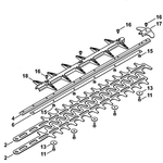 STIHL HSA 86 heggenschaarmessen set, 45 cm STIHL STIHL HSA 86 heggenschaarmessen set, 45 cm
