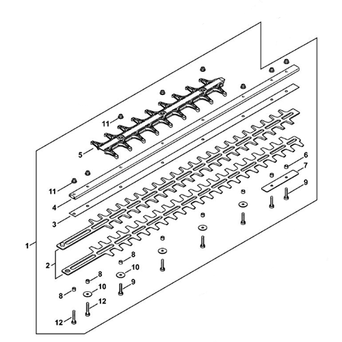 STIHL HSA 94 T, HSA 130 T heggenschaarmessen set, 60 cm STIHL STIHL HSA 94 T, HSA 130 T heggenschaarmessen set, 60 cm