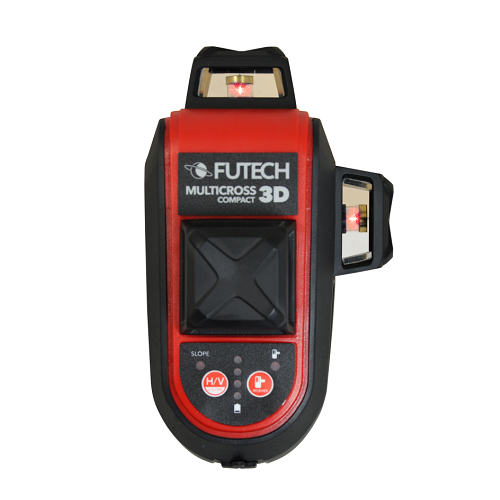 FUTECH Multicross 3D Compact kruislijnlaser - Rood, Model 2023 FUTECH FUTECH Multicross 3D Compact kruislijnlaser - Rood, Model 2023