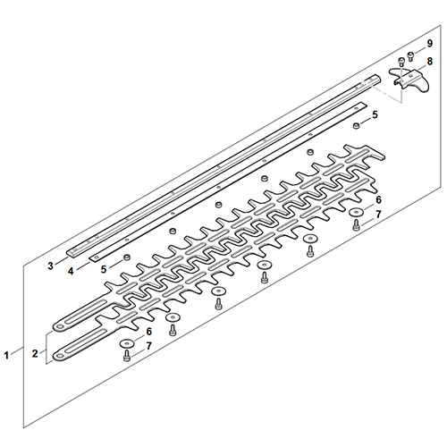 STIHL HLA 65, 66, 85 en 86 heggenschaarmessen set, 50 cm STIHL STIHL HLA 65, 66, 85 en 86 heggenschaarmessen set, 50 cm