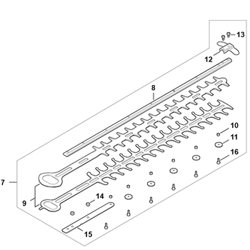 STIHL HLA 56 heggenschaarmessen set, 45 cm STIHL HLA 56 heggenschaarmessen set, 45 cm
