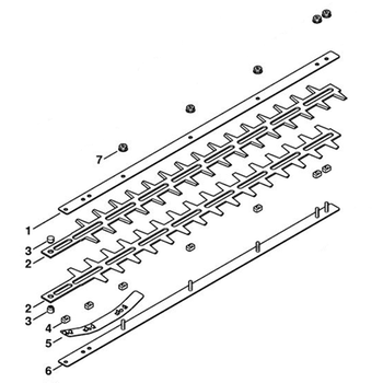 STIHL HLE 71, HLE 71 K heggenschaarmessen set, 50 cm STIHL HLE 71, HLE 71 K heggenschaarmessen set, 50 cm