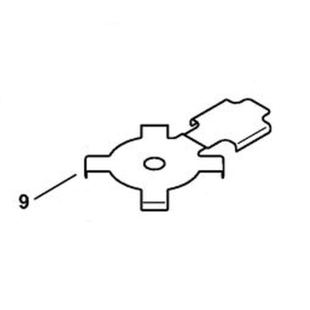 STIHL Aanloopplaat voor HS 82 T - 4237 642 4800 STIHL Aanloopplaat voor HS 82 T - 4237 642 4800