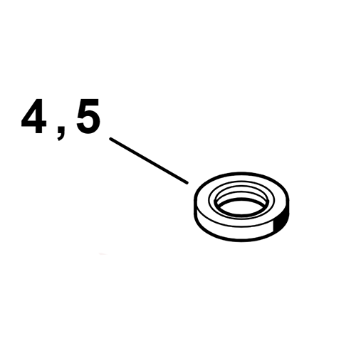 STIHL Keerring 12x22x4,5 voor HS 56 C-E - 9639 003 1205 STIHL STIHL Keerring 12x22x4,5 voor HS 56 C-E - 9639 003 1205