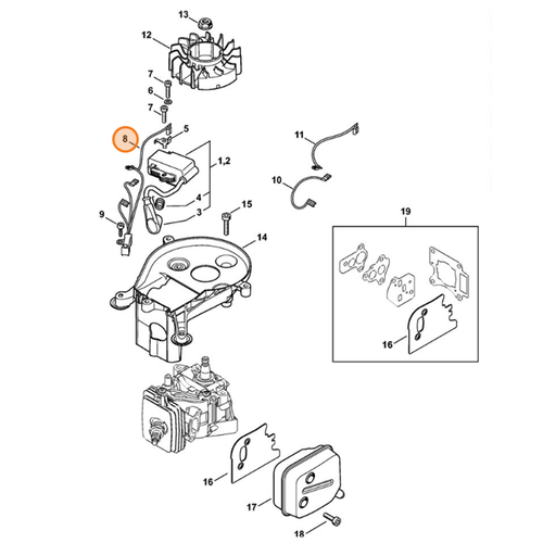 STIHL Kabel voor HS 56 C-E - 4242 440 1906 STIHL STIHL Kabel voor HS 56 C-E - 4242 440 1906
