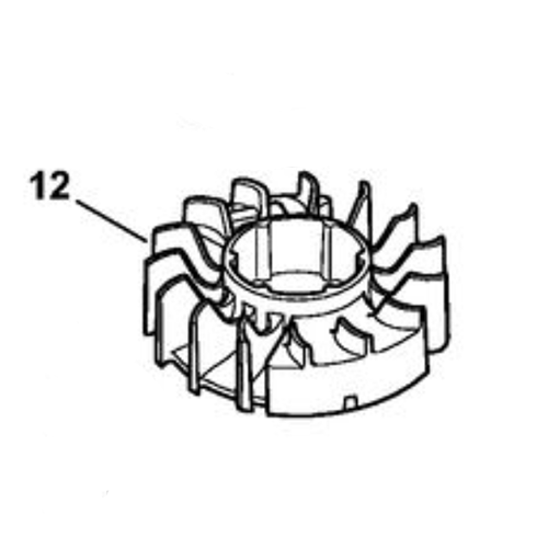STIHL Vliegwiel voor HS 56 C-E - 4242 400 1201 STIHL STIHL Vliegwiel voor HS 56 C-E - 4242 400 1201