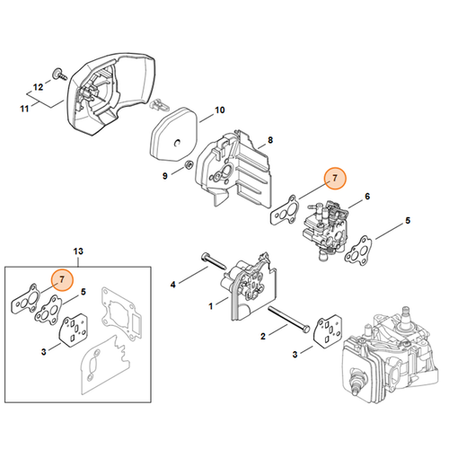 STIHL Pakking voor HS 56 C-E - 4242 129 0902 STIHL STIHL Pakking voor HS 56 C-E - 4242 129 0902