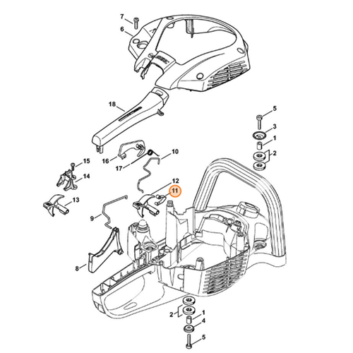 STIHL Contactveer voor HS 56 C-E - 4242 442 1601 STIHL STIHL Contactveer voor HS 56 C-E - 4242 442 1601