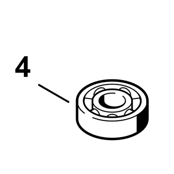 STIHL Groefkogellager voor HS 45 - 9503 003 0246 STIHL Groefkogellager voor HS 45 - 9503 003 0246