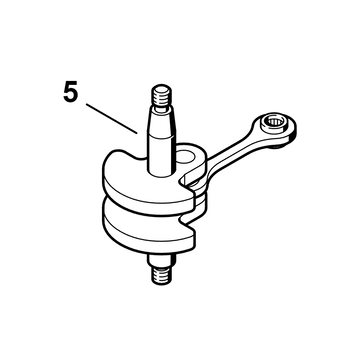 STIHL Krukas voor HS 45 - 4228 030 0402 STIHL Krukas voor HS 45 - 4228 030 0402