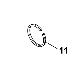 STIHL Zuigerveer Ø 34x1,2 mm voor HS 45 - 4144 034 3000