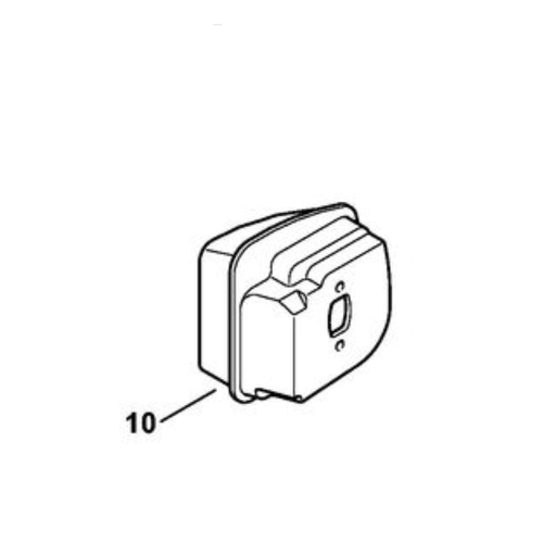 STIHL Uitlaatdemper voor HS 45 - 4228 140 0600 STIHL STIHL Uitlaatdemper voor HS 45 - 4228 140 0600