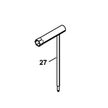 STIHL Combisleutel voor HS 56 C-E - 4237 890 3400 STIHL Combisleutel voor HS 56 C-E - 4237 890 3400