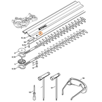 STIHL Zeskantmoer M5-10 voor HS 45 - 9216 263 0700 STIHL STIHL Zeskantmoer M5-10 voor HS 45 - 9216 263 0700