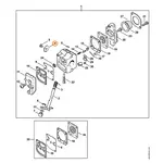 STIHL Gasklepas C1Q-S49 voor HS 45 - 4228 121 3300 STIHL STIHL Gasklepas C1Q-S49 voor HS 45 - 4228 121 3300