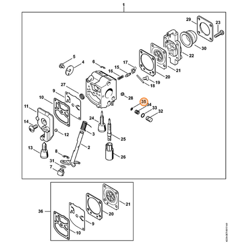 STIHL Zeef C1Q-S67 voor HS 45 - 1120 121 7801 STIHL STIHL Zeef C1Q-S67 voor HS 45 - 1120 121 7801